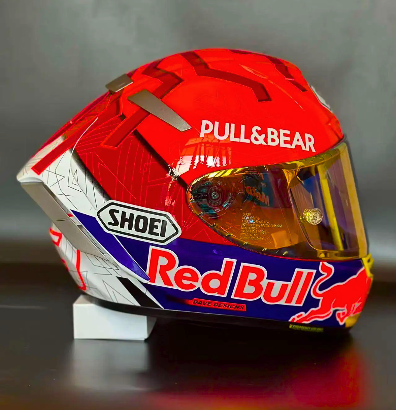 Style Casque SHOEI RedBull Marc Márquez GP Jerez 2021