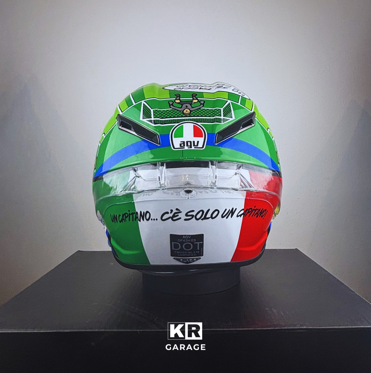 Helm Stil Valentino Rossi (VR46) – Mugello 2017