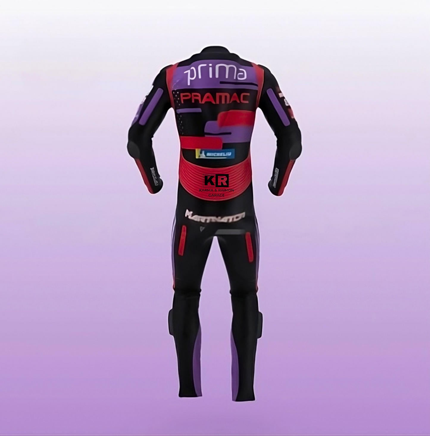  Motorcycle Racing Suit Jorge Martin Ducati PRAMAC 2024 | MotoGP