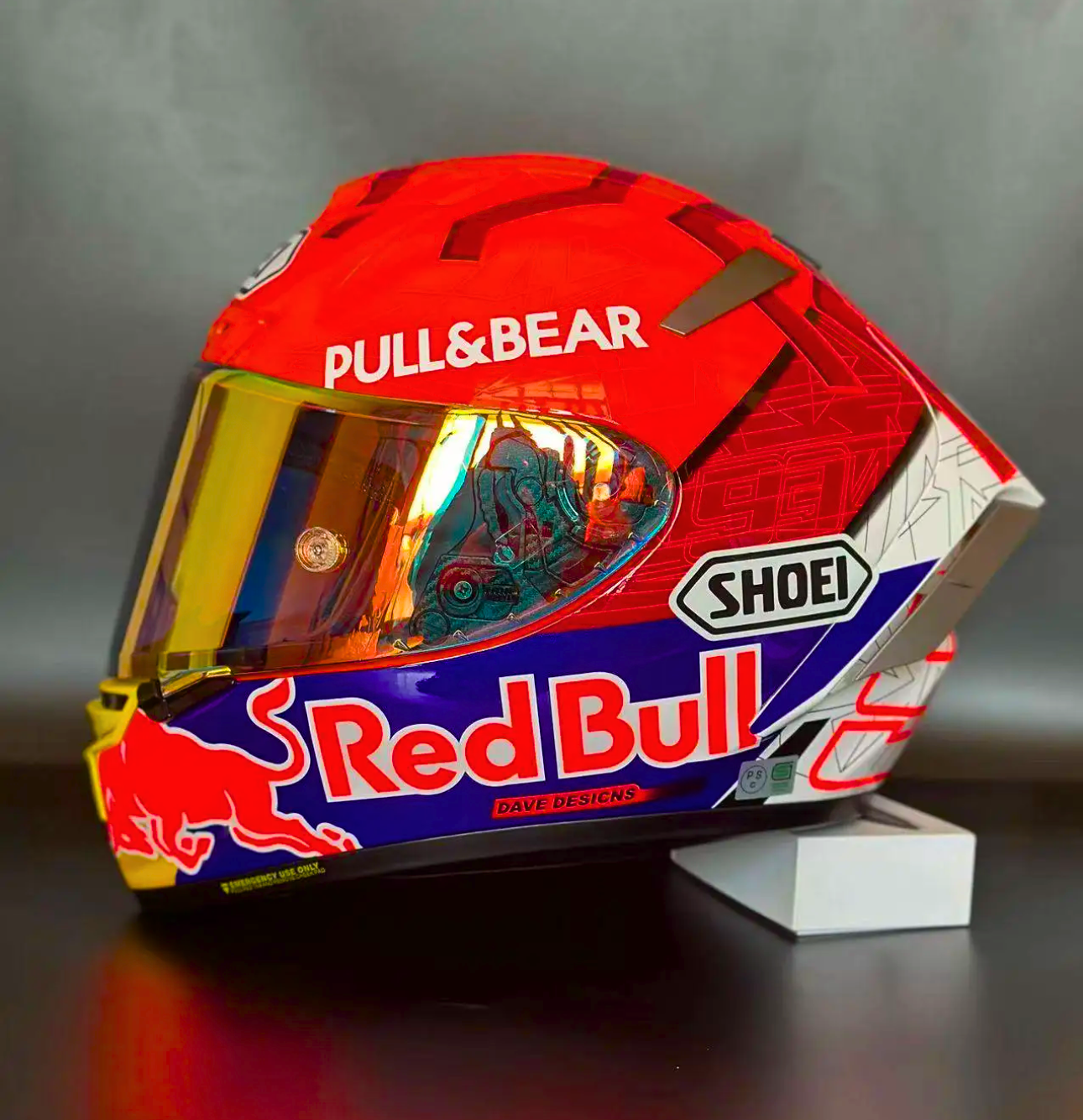 Helm Stil SHOEI RedBull Marc Márquez GP Jerez 2021