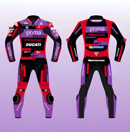 Motorrad-Anzug Jorge Martin Ducati PRAMAC 2024 | MotoGP