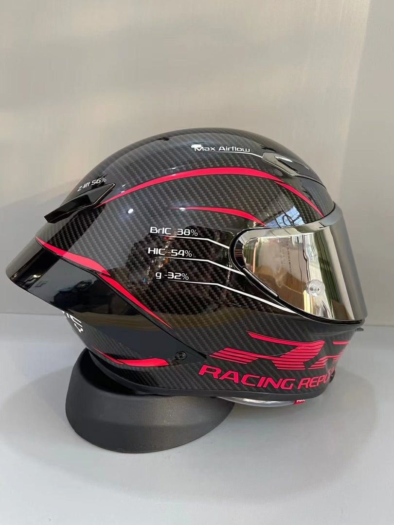 Casco Style AGV PERFORMANCE CARBON/RED