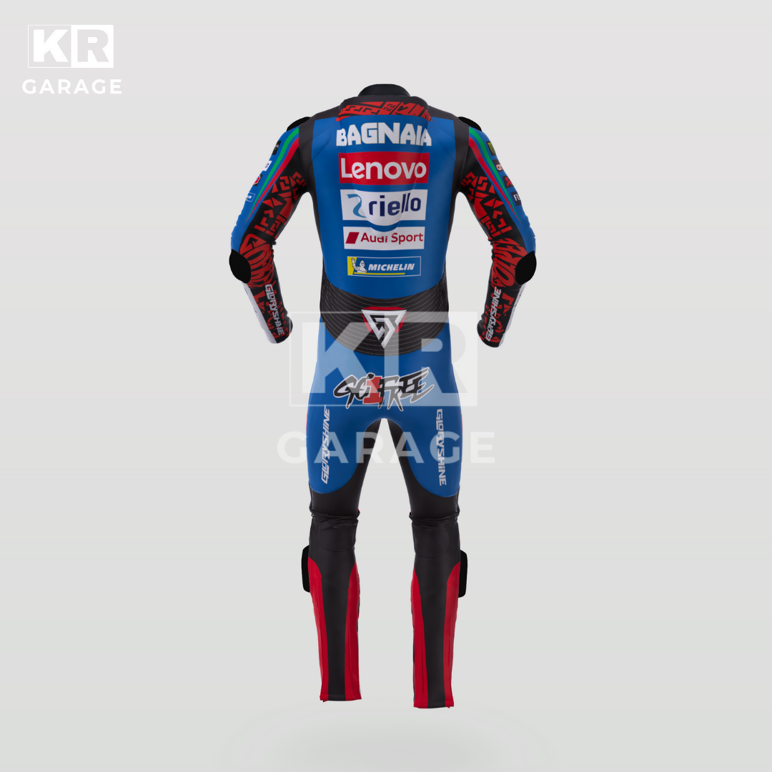 Pecco Bagnaia Motorbike Racing Suit Mugello 2024 | MotoGP