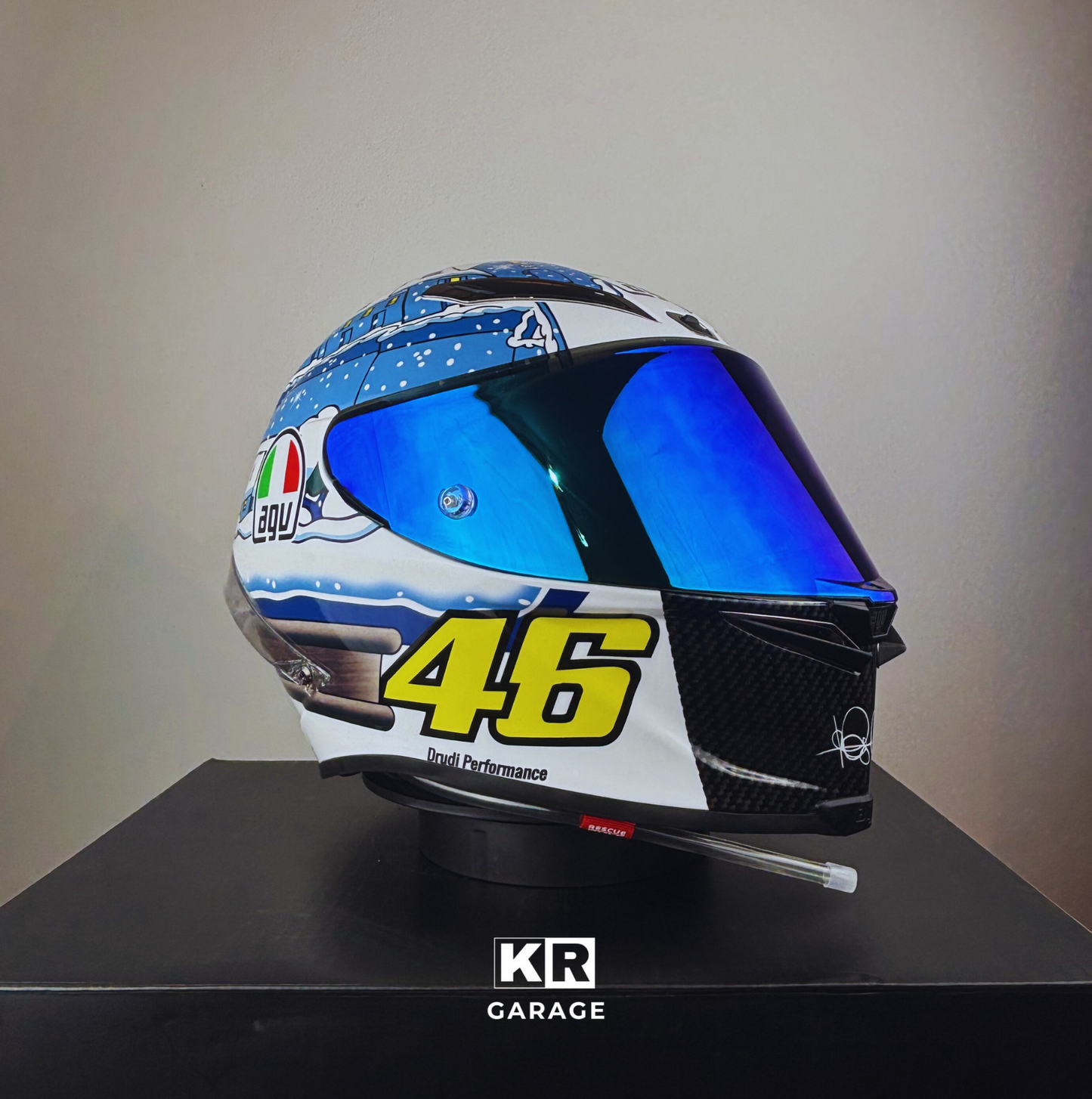 Helmet Style Valentino Rossi (VR46) - Winter Test 2017