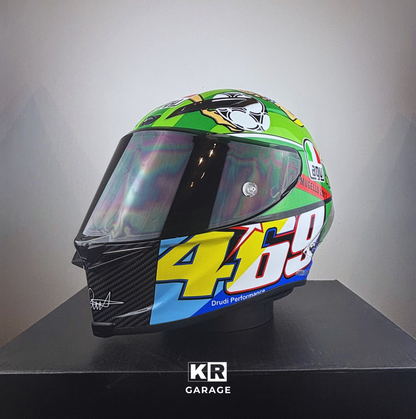 Helm Stil Valentino Rossi (VR46) – Mugello 2017