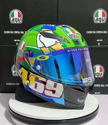 Casque AGV style Valentino Rossi (VR46) - Mugello 2017