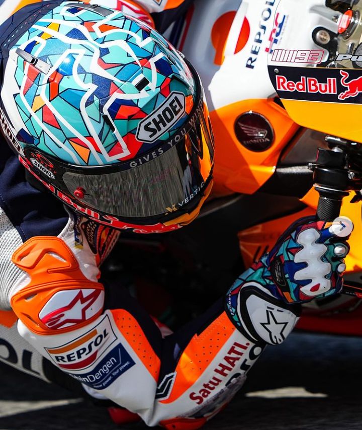 Casque Style SHOEI Redbull Marc Márquez GAUDI Edition