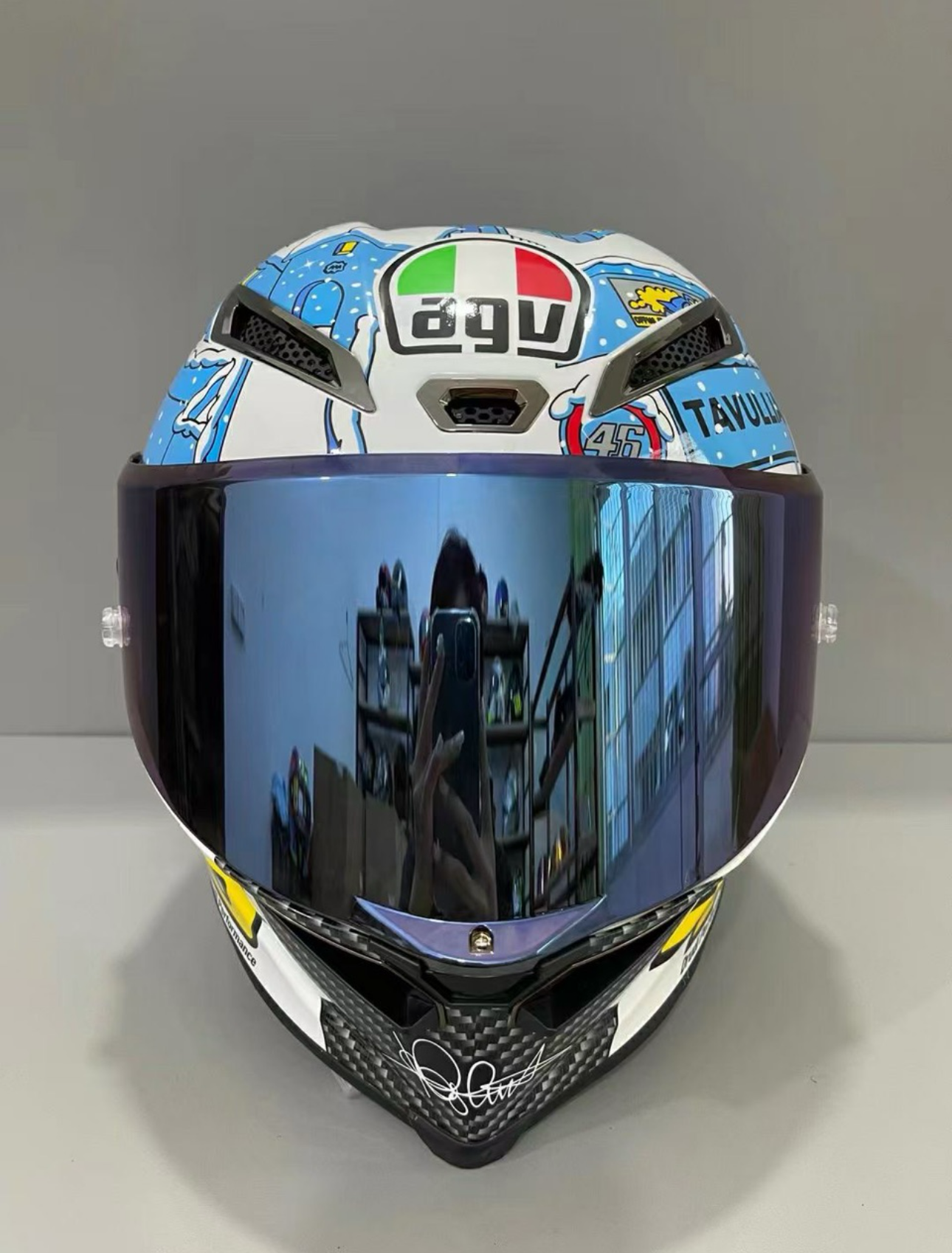 Casco Style AGV Valentino Rossi (VR46) - Winter Test 2017