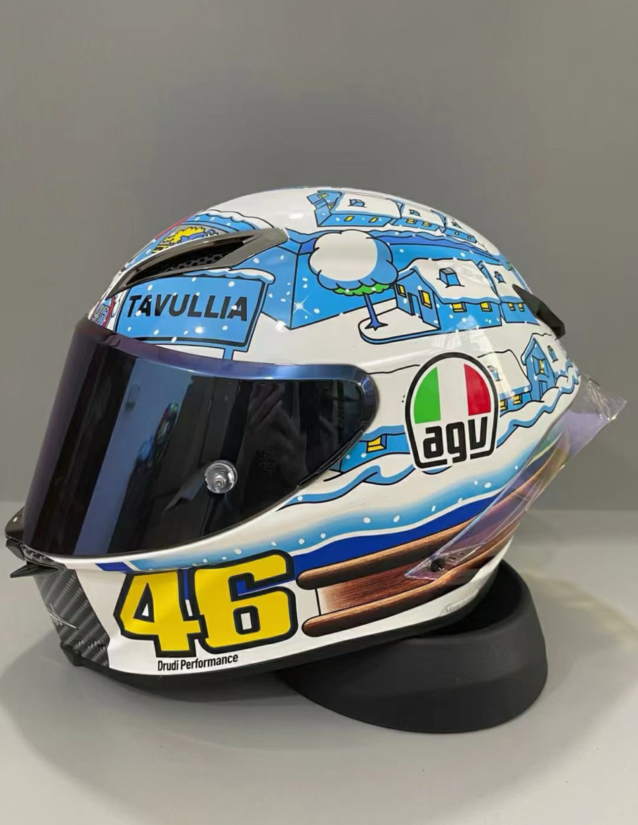 Helmet Style AGV Valentino Rossi (VR46) - Winter Test 2017