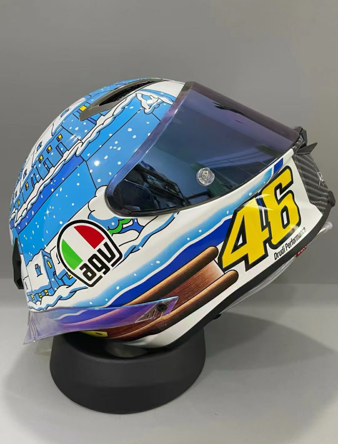 Casco Style AGV Valentino Rossi (VR46) - Winter Test 2017