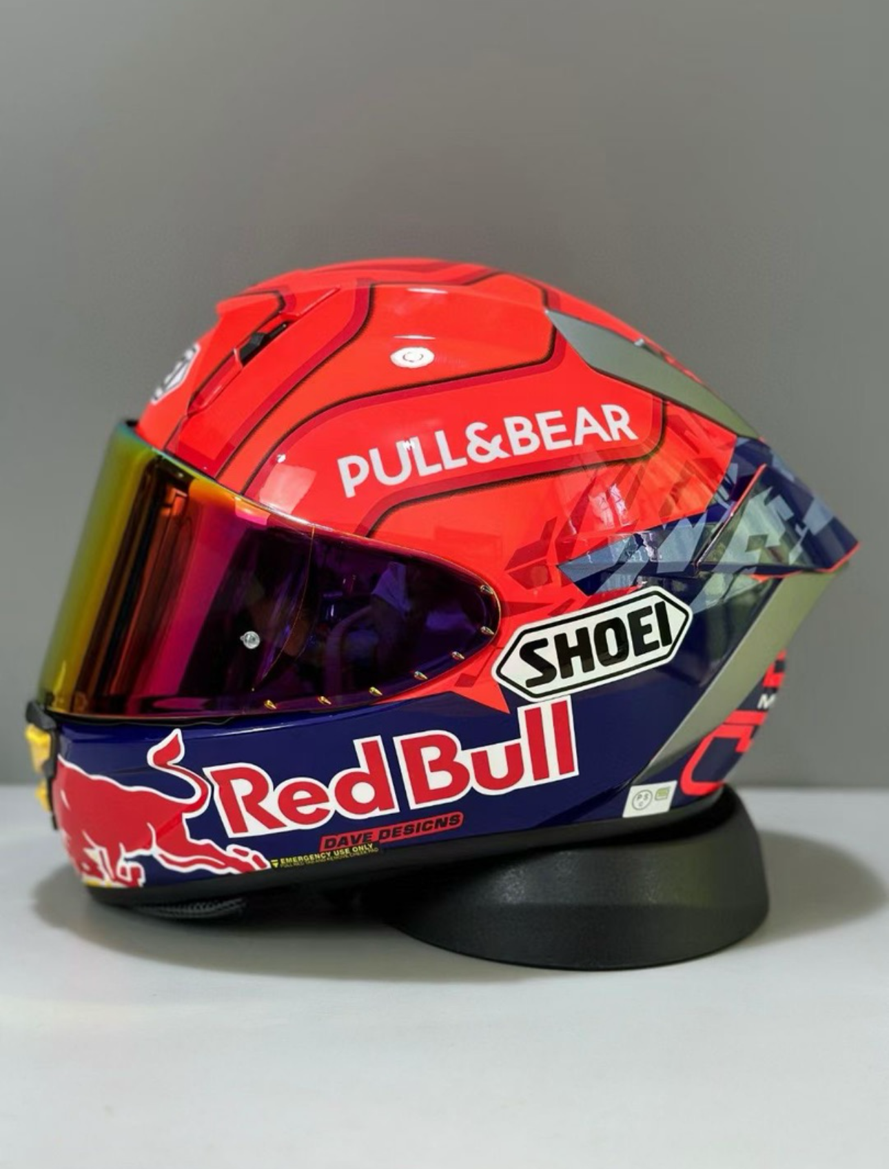 Casco Style SHOEI RedBull Marc Márquez GP Qatar 2021