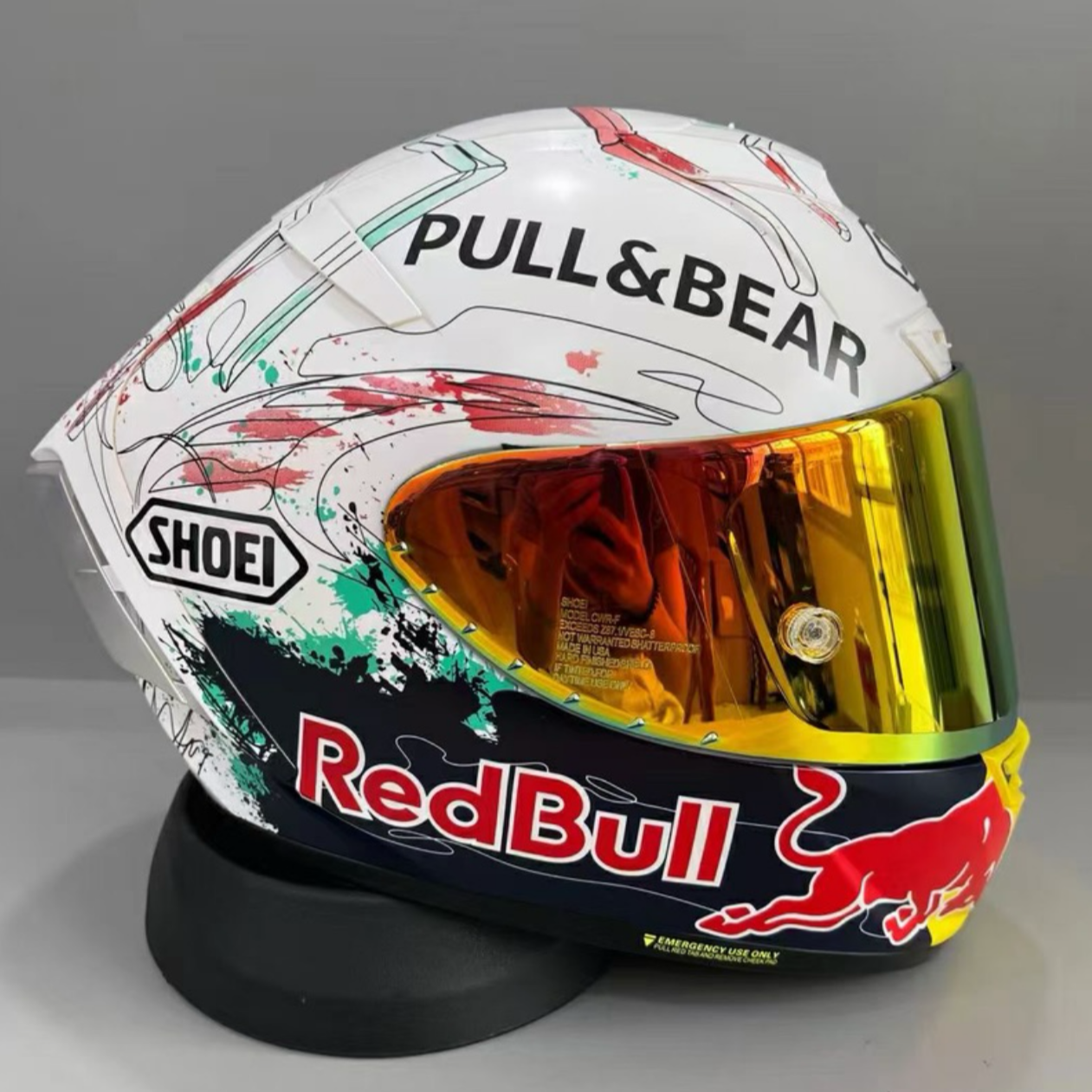 Casque Style SHOEI RedBull Marc Márquez GP Catalunya