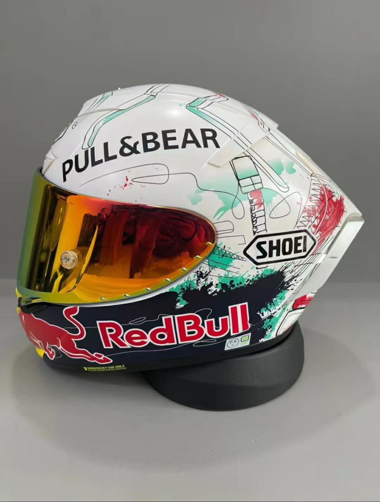 Casco Style SHOEI RedBull Marc Márquez GP Catalunya