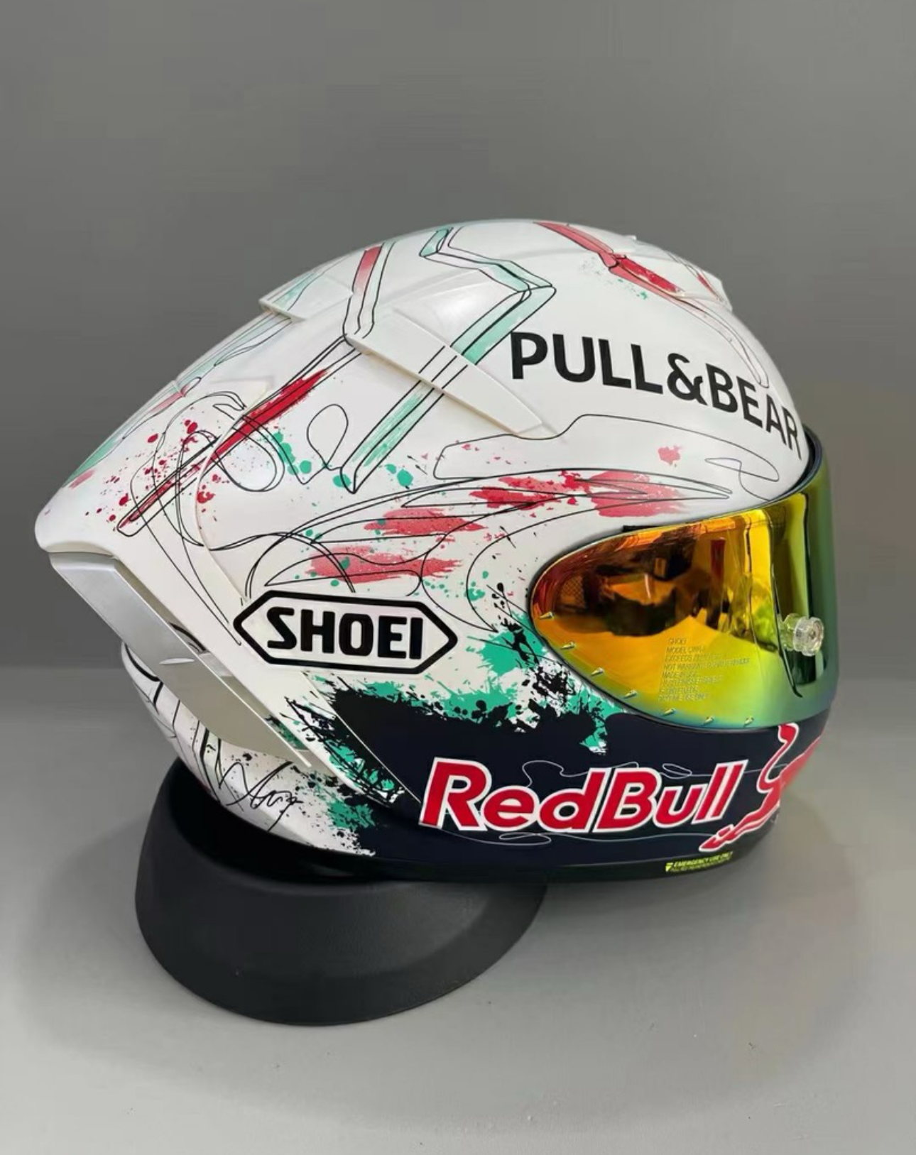 Casco Style SHOEI RedBull Marc Márquez GP Catalunya