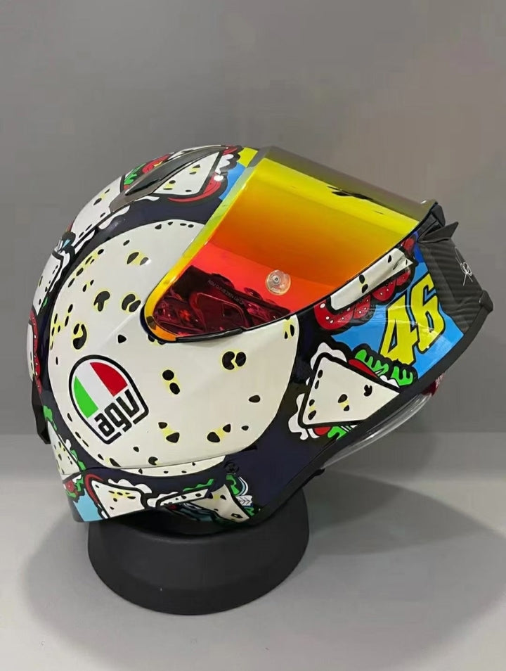 Casco style AGV Valentino Rossi (VR46) - Menu Misano 2019