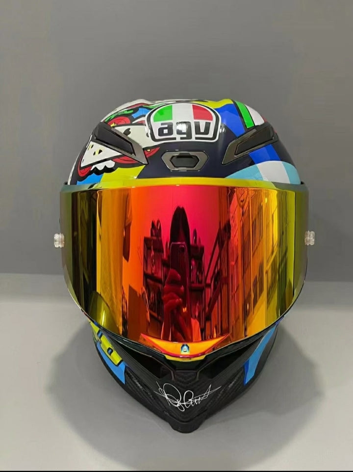 Casque style AGV Valentino Rossi (VR46) - Menu Misano 2019