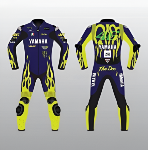  Motorcycle Racing Suit Valentino Rossi Winter Test Portimao 2024