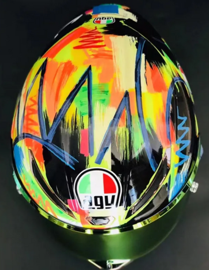 Helm Stil AGV Valentino Rossi VR46) – Wintertest 2019