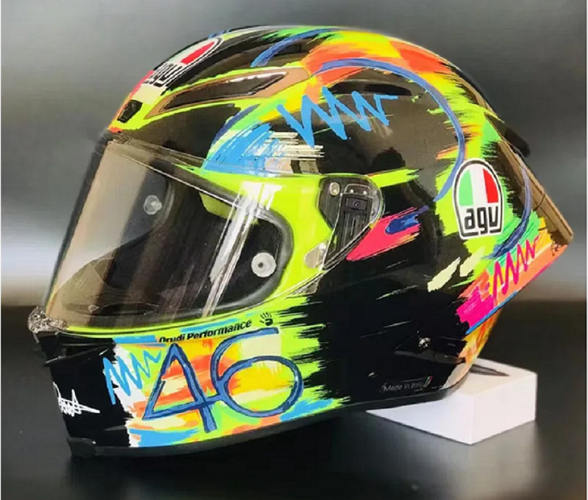 Casco style AGV Valentino Rossi (VR46) - Winter Test 2019