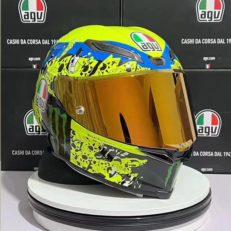 Casque style AGV Valentino Rossi (VR46) - Misano 2021