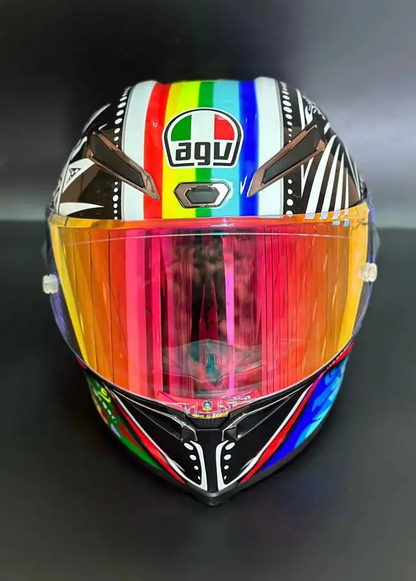 Casque style AGV Valentino Rossi (VR46) - Titre Mondial 2002