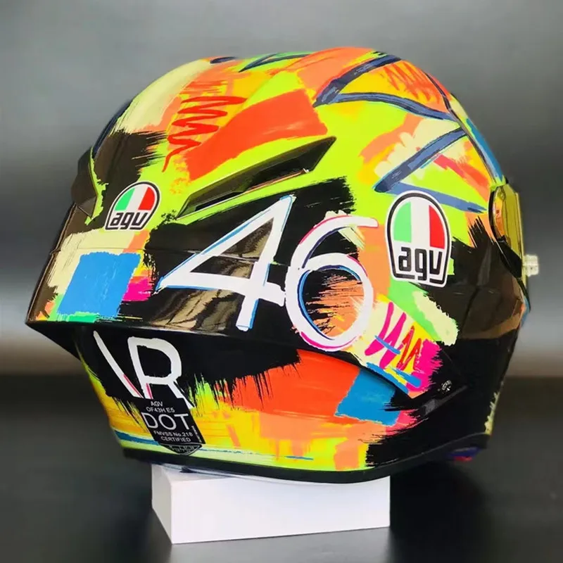 Helm Stil AGV Valentino Rossi VR46) – Wintertest 2019