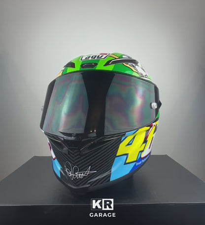 Helm Stil Valentino Rossi (VR46) – Mugello 2017